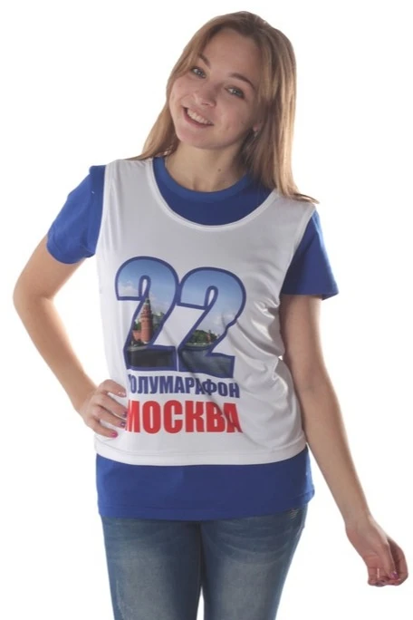 Купить майку Старт для сублимации "Полумарафон" Купить майку Старт для сублимации "Полумарафон"