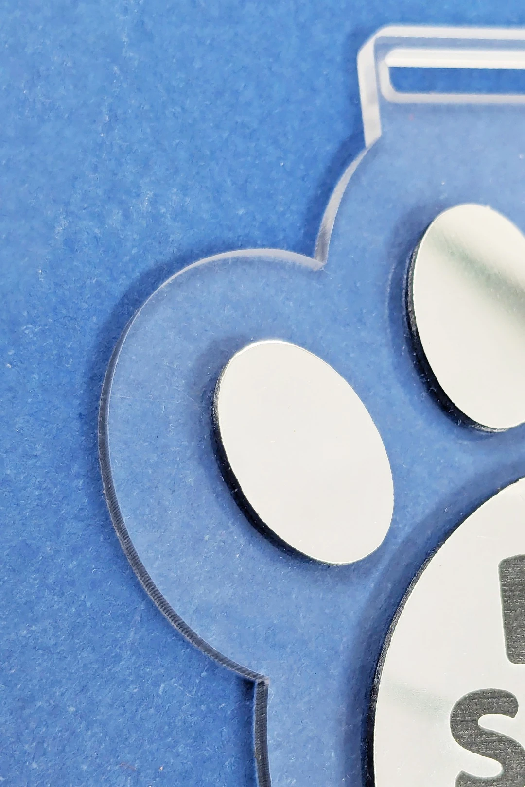 Медаль из акрила АК4003 Круг 40 мм с гравировкой#3