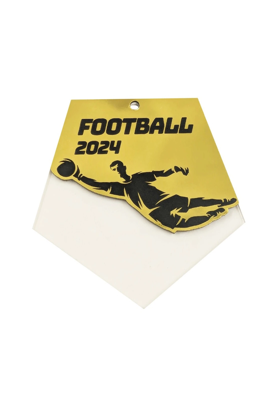 Медаль из акрила Многоугольник 80мм с гравировкой