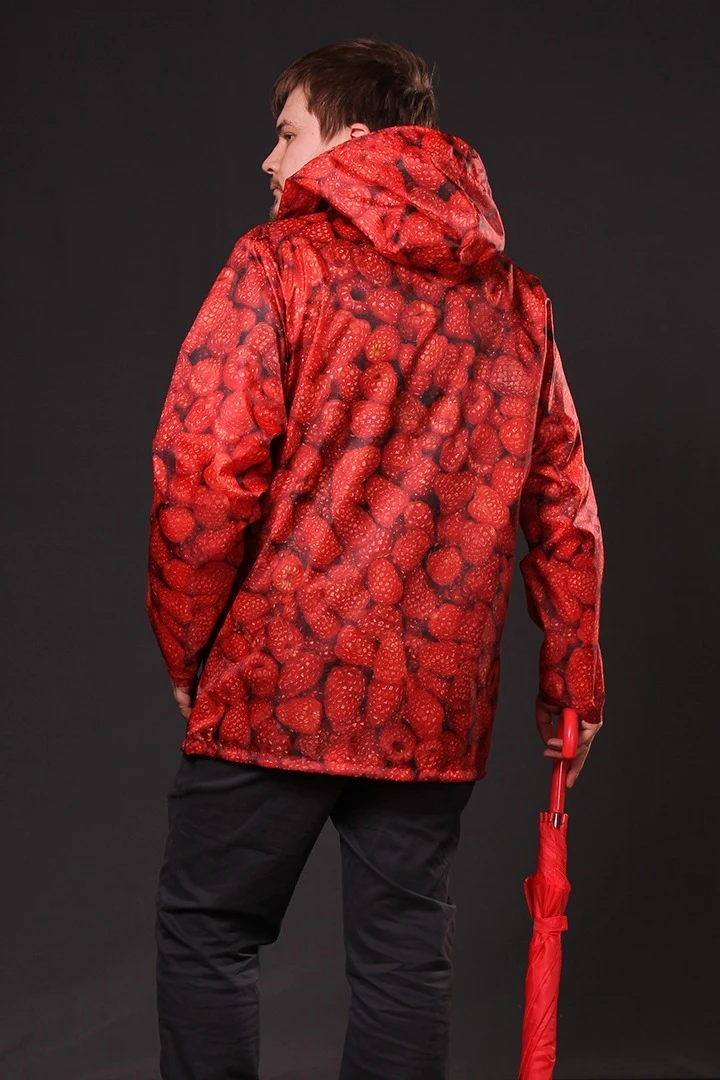 Ветровка Дилан унисекс с полной запечаткой "Malina"#2 Ветровка Дилан унисекс с полной запечаткой "Malina"#2
