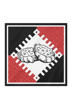 Купить платок Шанель 60х60 см, с принтом "Perepechi" Купить платок Шанель 60х60 см, с принтом "Perepechi"