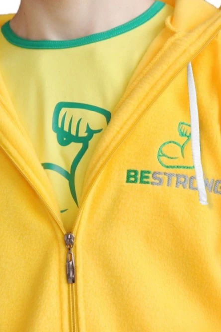 Толстовка Харисон флисовая с капюшоном унисекс, однотонная "Bestrong"#2