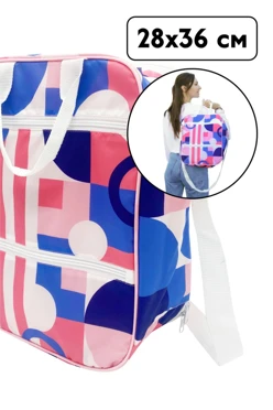 Купить сумку-рюкзак Победа из оксфорда 28х36 см с карабином, с полной запечаткой