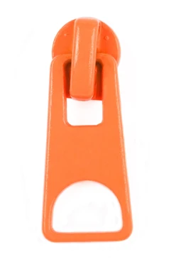 Купить бегунок тип 5 для спиральной молнии, оранжевый