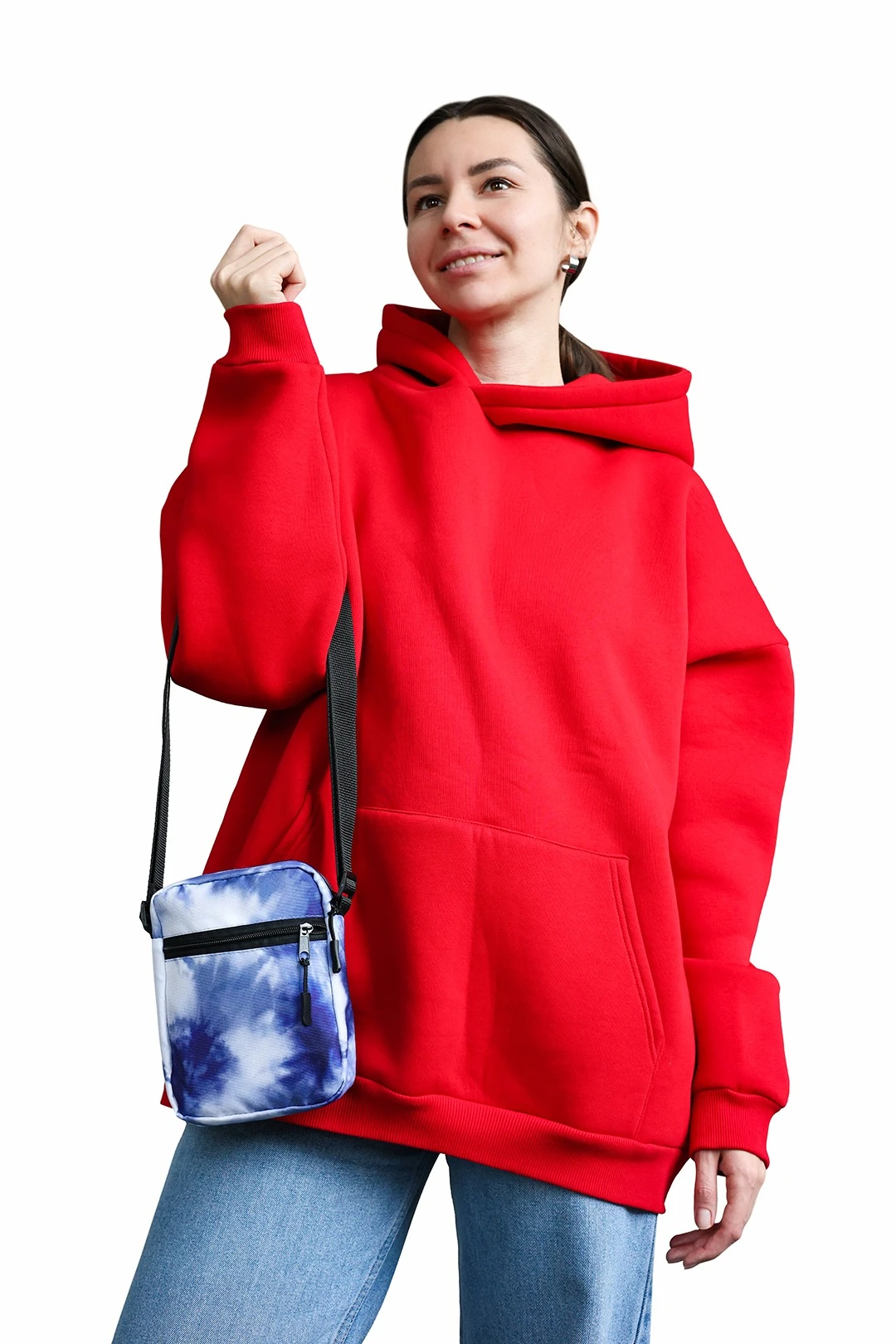 Сумка-мессенджер Ризе, с полной запечаткой "TIE-DYE"#5