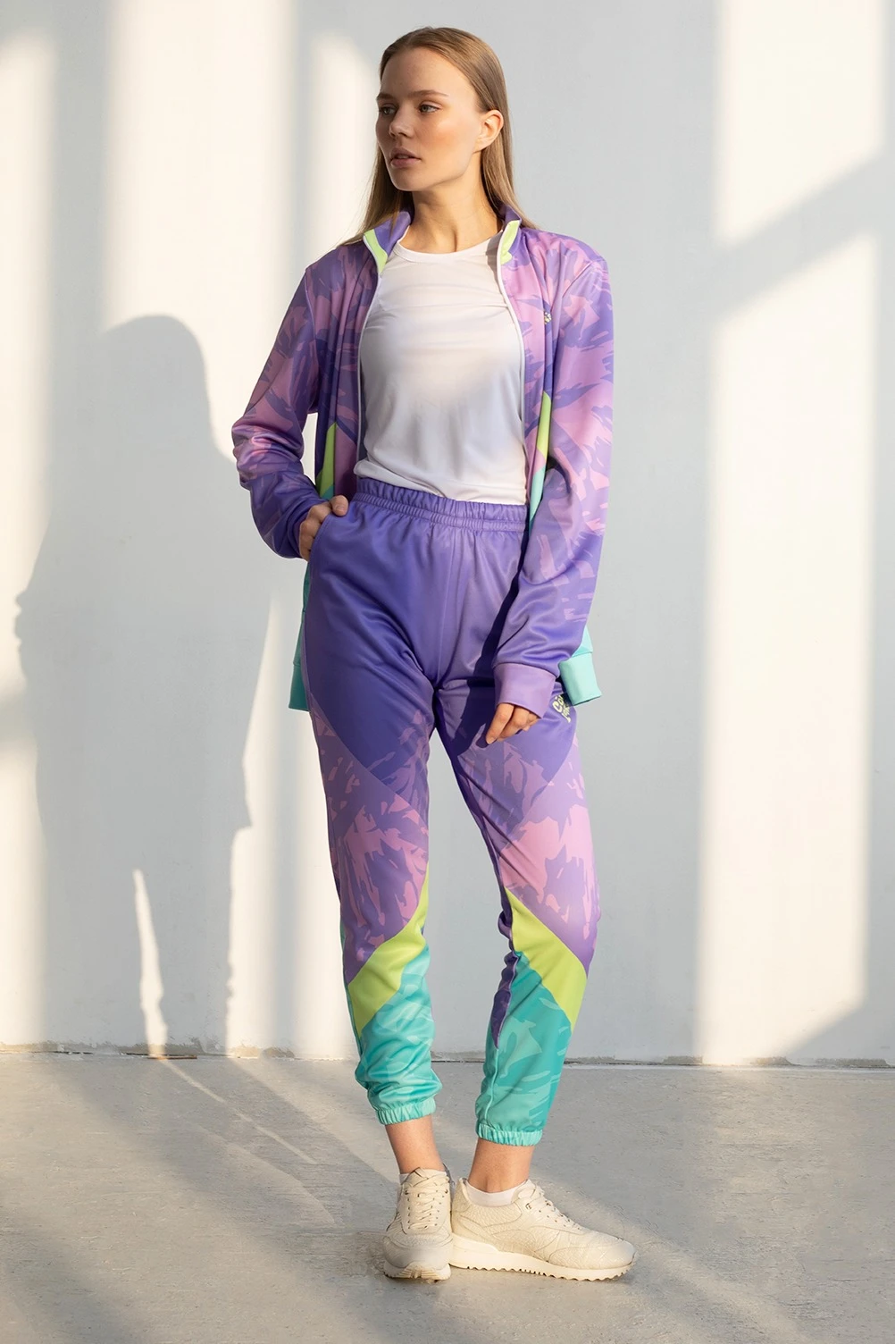 Спортивный костюм Стайлинг женский с полной запечаткой "Leorio"#1