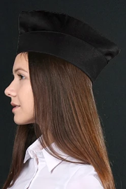 Купить пилотку Небо фигурную черную