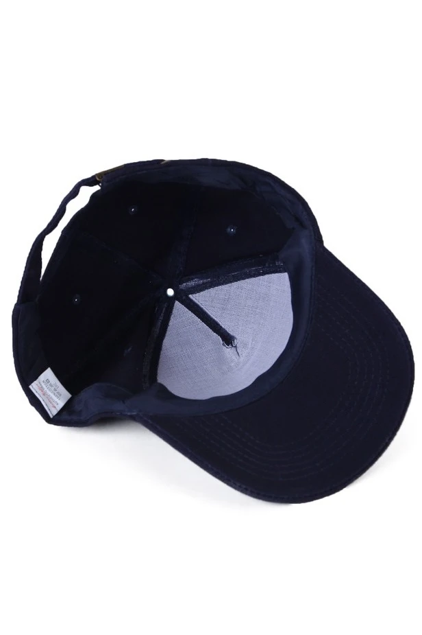 Бейсболка Велюр пятиклинка взрослая, однотонная темно-синяя (хлопок)#4 Бейсболка Велюр пятиклинка взрослая, однотонная темно-синяя (хлопок)#4