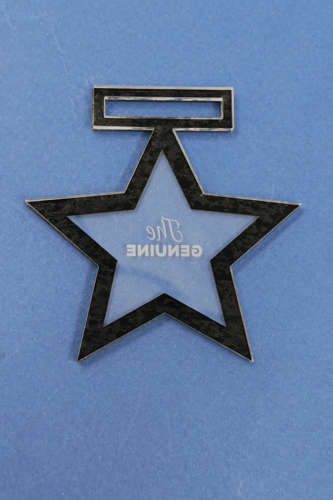 Медаль из акрила АК6004 Звезда 60 мм с гравировкой#4