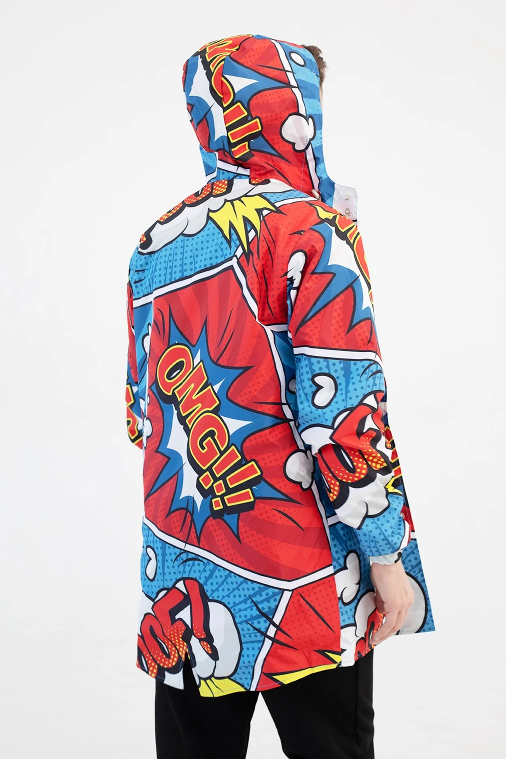 Ветровка Энерджи унисекс с полной запечаткой "OMG"#3 Ветровка Энерджи унисекс с полной запечаткой "OMG"#3