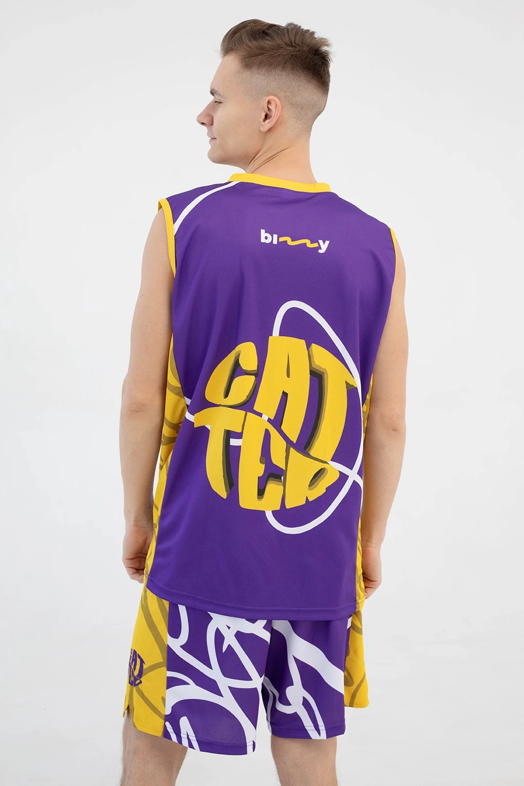 Баскетбольная форма Рональд мужская комбинированная, с полной запечаткой#3