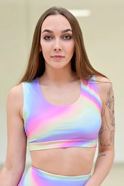 Купить топ Авелин женский с полной запечаткой