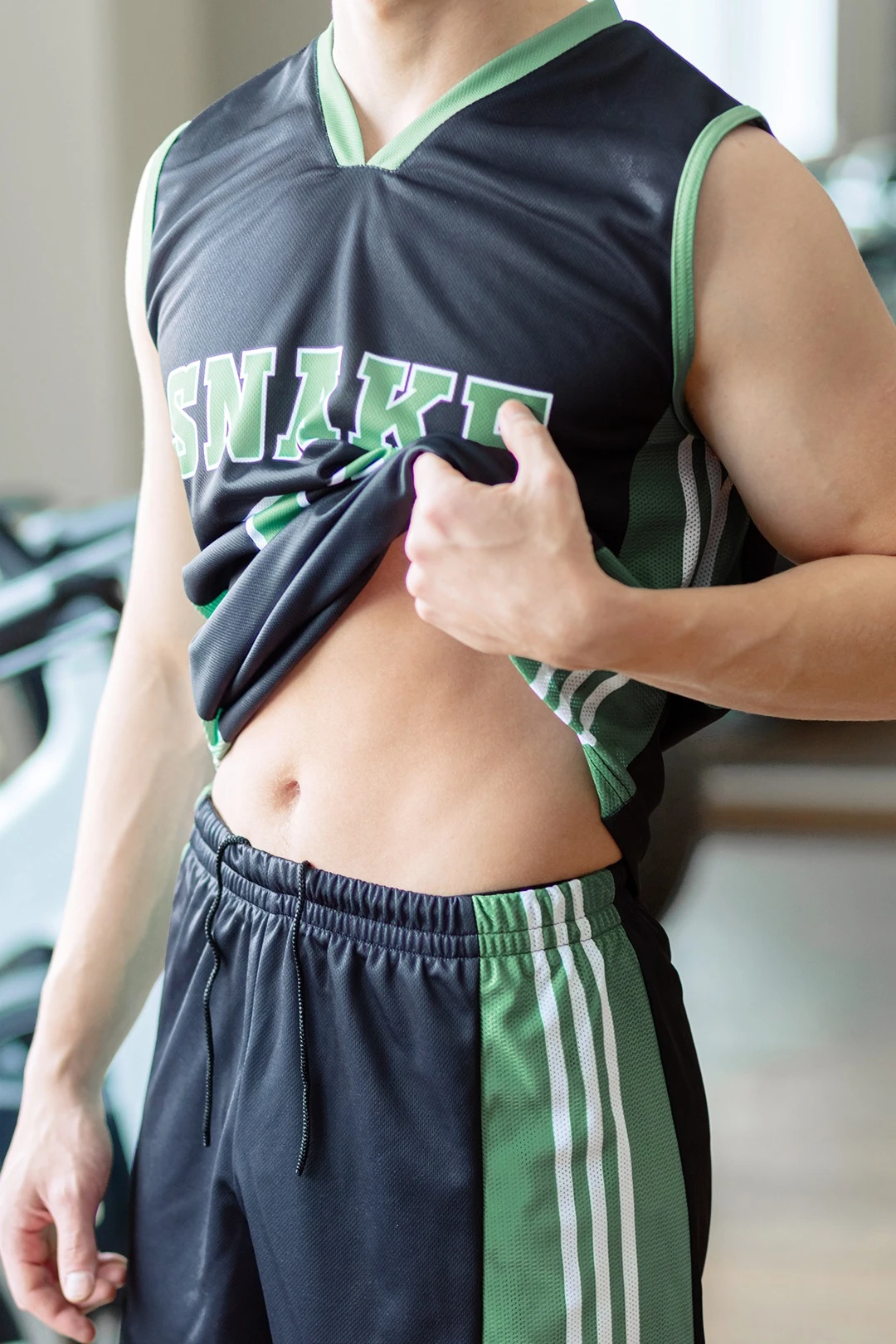 Баскетбольная форма Рональд мужская комбинированная, с полной запечаткой "Snake"#5 Баскетбольная форма Рональд мужская комбинированная, с полной запечаткой "Snake"#5