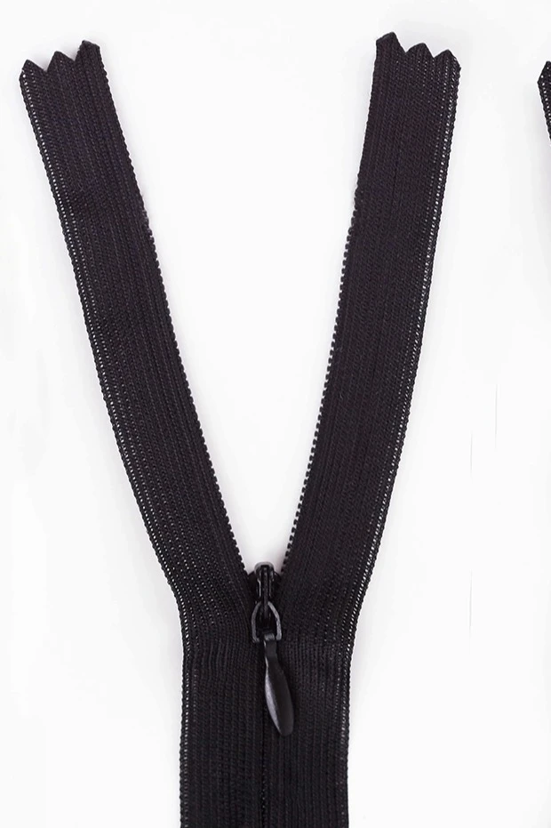 Молния спиральная потайная неразъемная 40 см, тип 3#3 Молния спиральная потайная неразъемная 40 см, тип 3#3