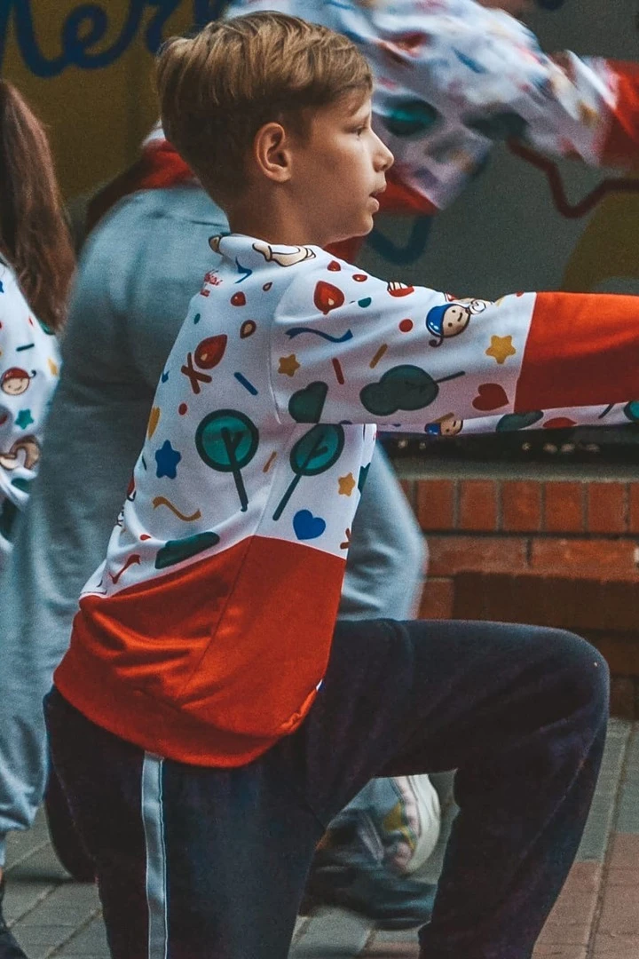 Свитшот Гарри унисекс из адидаса с полной запечаткой "The Children's Republic"#3