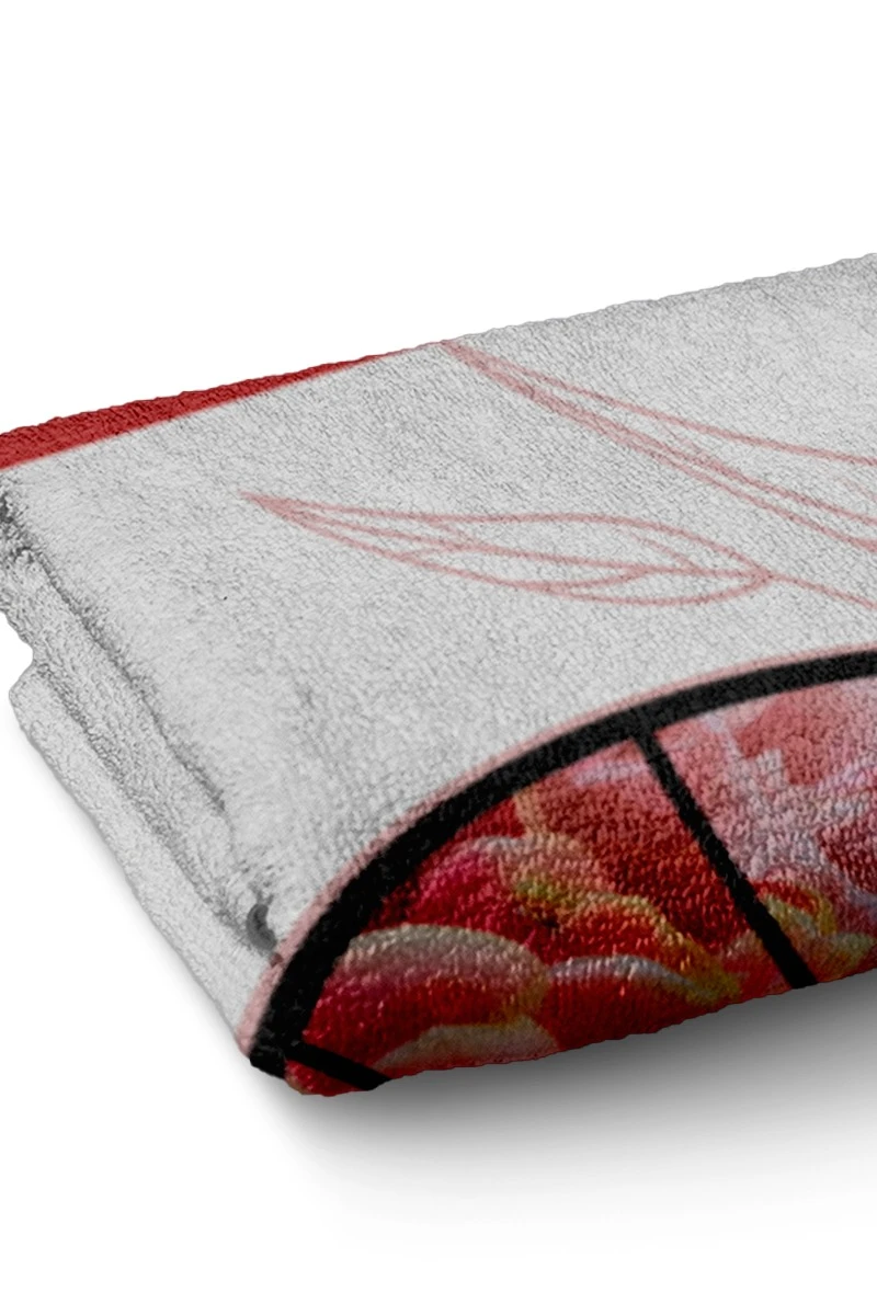 Полотенце махровое 40х70 cм печать с двух сторон (Ituma) "Sport is life"#1