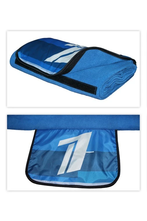 Плед Компакт (со вставкой из оксфорда) флисовый 155х170 см, однотонный#6