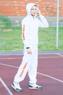 Купить спортивный костюм Комфорт из футера унисекс, однотонный "Basketball"