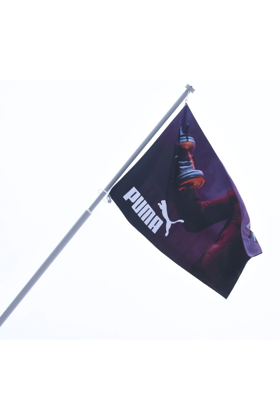 Аренда флагштока из алюминия с закрытым механизмом 7 м (покраска)#1