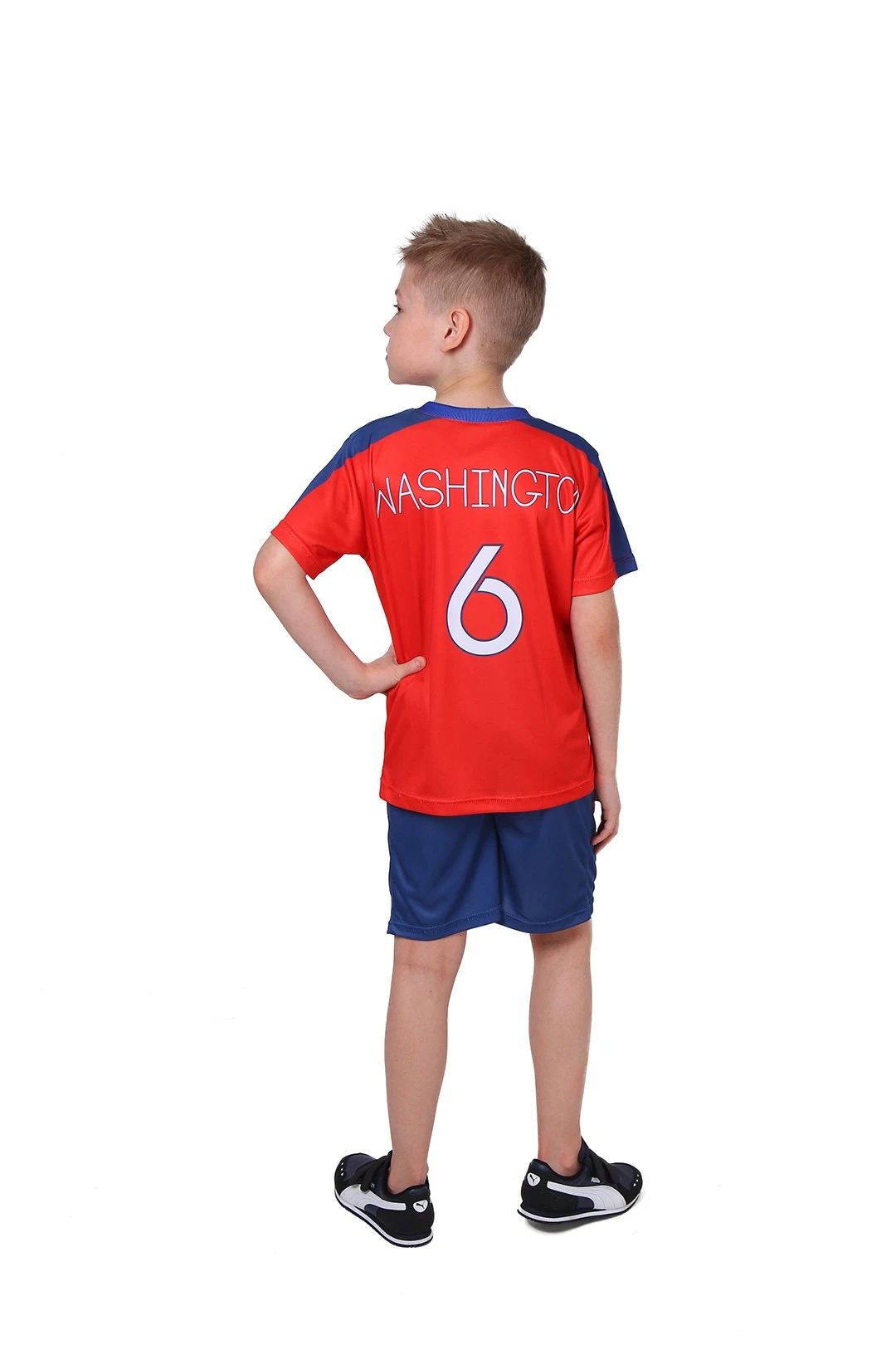 Футбольная форма Юве детская с полной запечаткой "Washington"#1