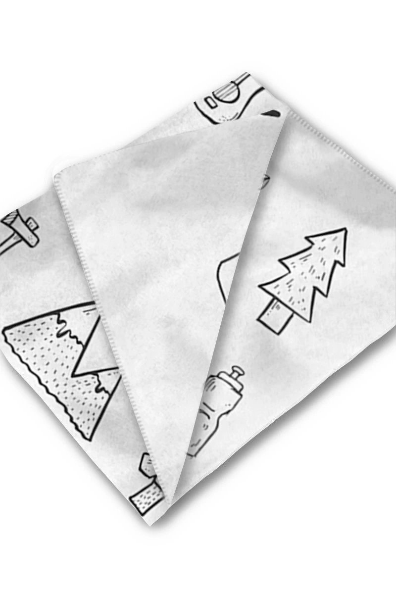 Плед Палитра флисовый 120х150 см (двухсторонний), с принтом "Adventure awaits you"#1