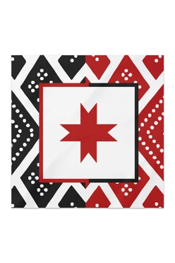 Купить платок Шанель 60х60 см, с принтом "Flag of Udmurtia" Купить платок Шанель 60х60 см, с принтом "Flag of Udmurtia"