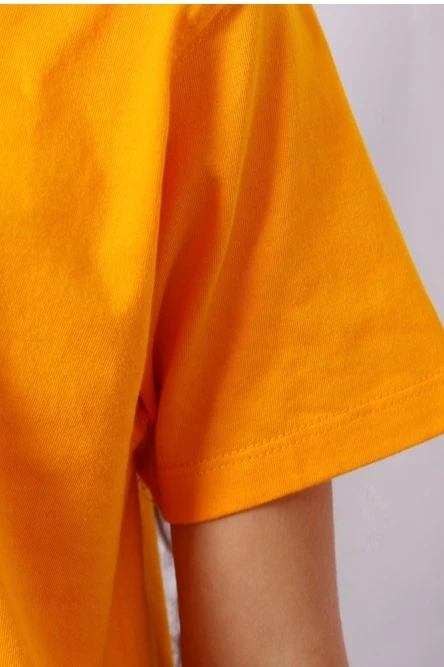 Футболка Премиум детская (Modern), однотонная жёлтая (хлопок)#3