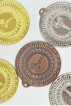 Медаль металлическая ИК5001 50мм с шильдом 25мм#2