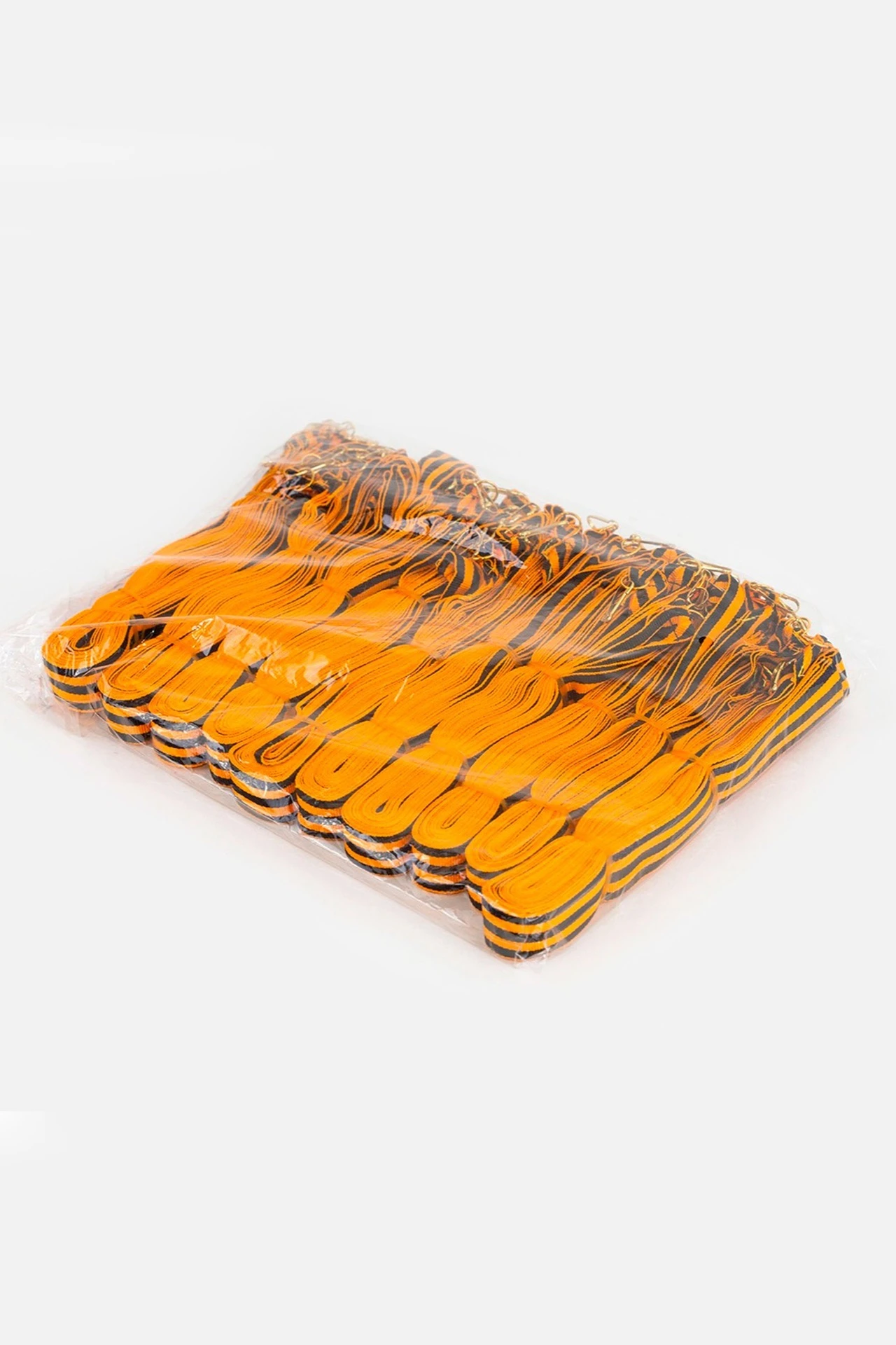 Лента для медали Георгиевская репс ширина 2,2 см, с карабином#5