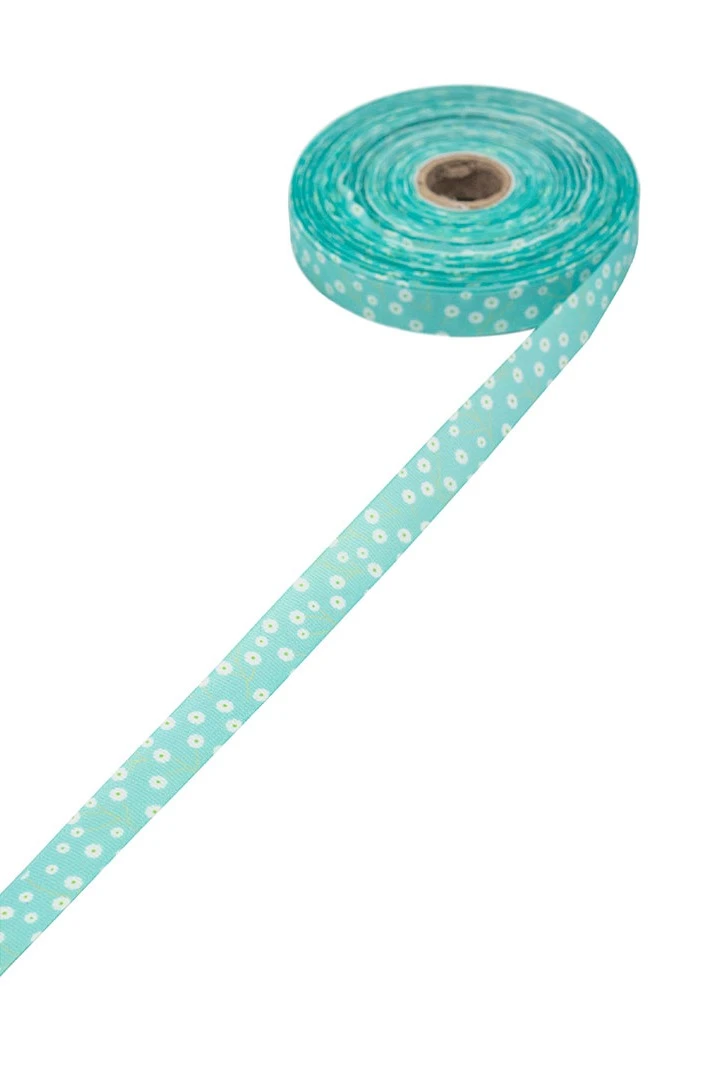 Купить ленту репсовую 30 м, шириной 15 мм с печатью