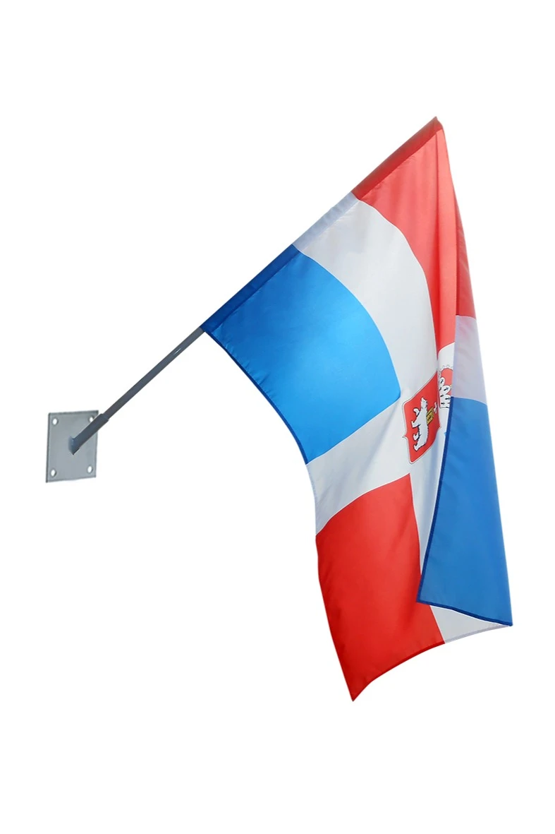 Кронштейн уличный настенный на 1 шток с алюминиевым древком 2,5 м#2