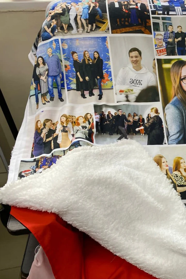 Плед Слипи флисовый 140х200 см (двухслойный), с полной запечаткой#3