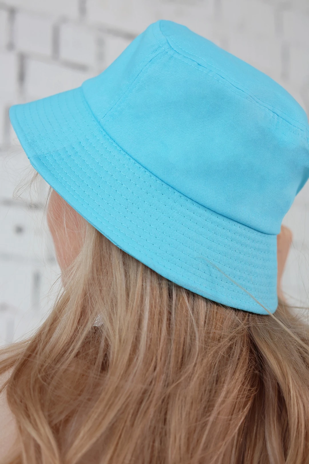 Панама Мадрид из греты с узкими полями, однотонная#5