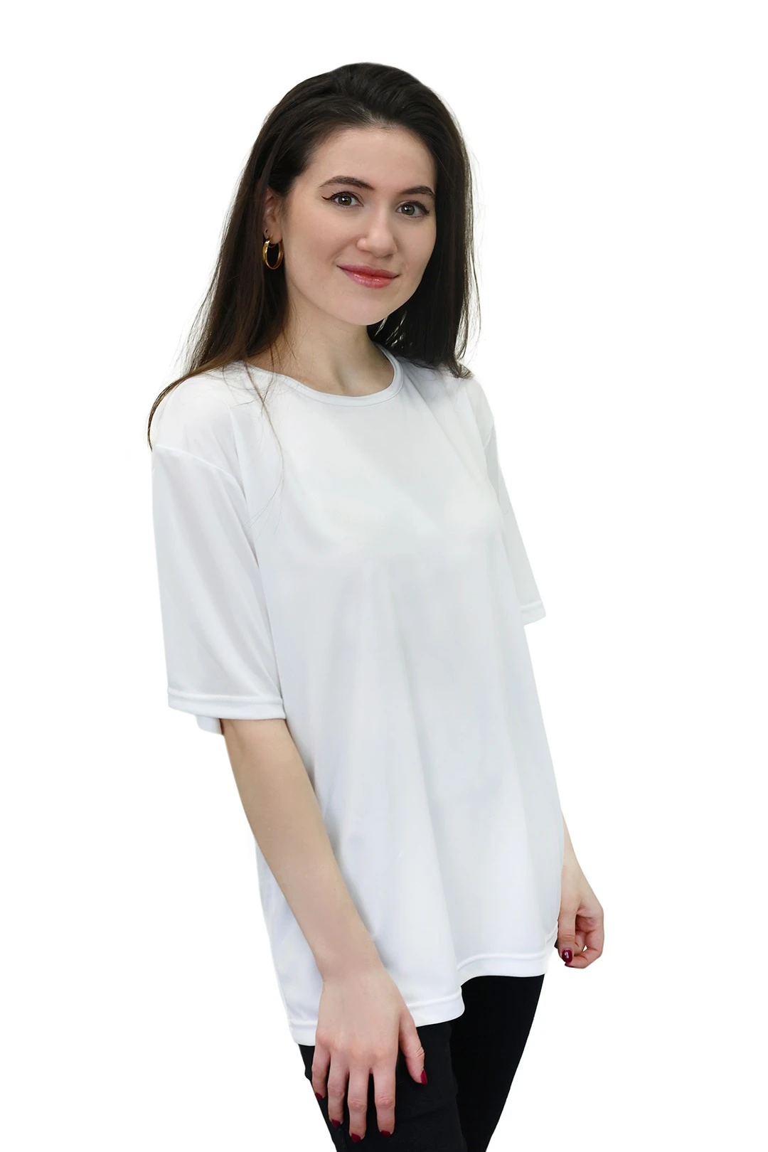 Купить футболку Нова оверсайз унисекс однотонную (полиэстер)