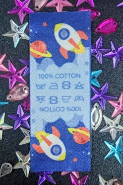 Бирка сублимационная 3х8 см, печать с одной стороны#2 Бирка сублимационная 3х8 см, печать с одной стороны#2