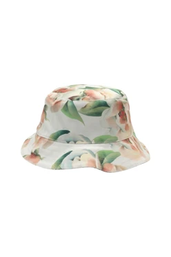 Купить панаму Фест с узкими полями, с полной запечаткой "Flower"