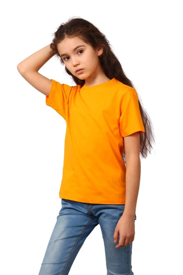 Купить футболку Премиум детскую жёлтую