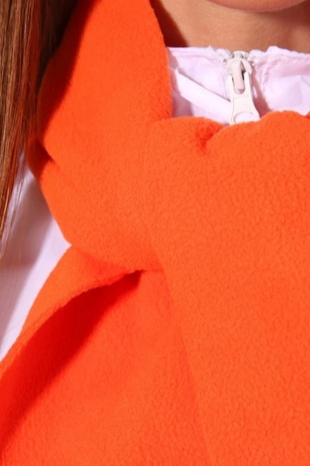 Шарф флисовый однослойный 15х130 см, однотонный#3