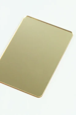 Купить акрил экструзионный зеркальный 300х600 мм 1,5 мм, золото