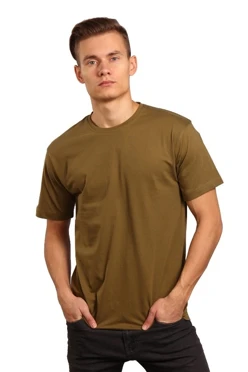 Купить оливковую футболку Премиум унисекс (Modern)