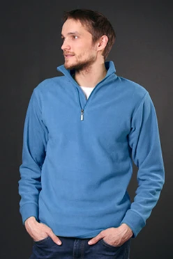 Купить толстовку Саймон унисекс голубую