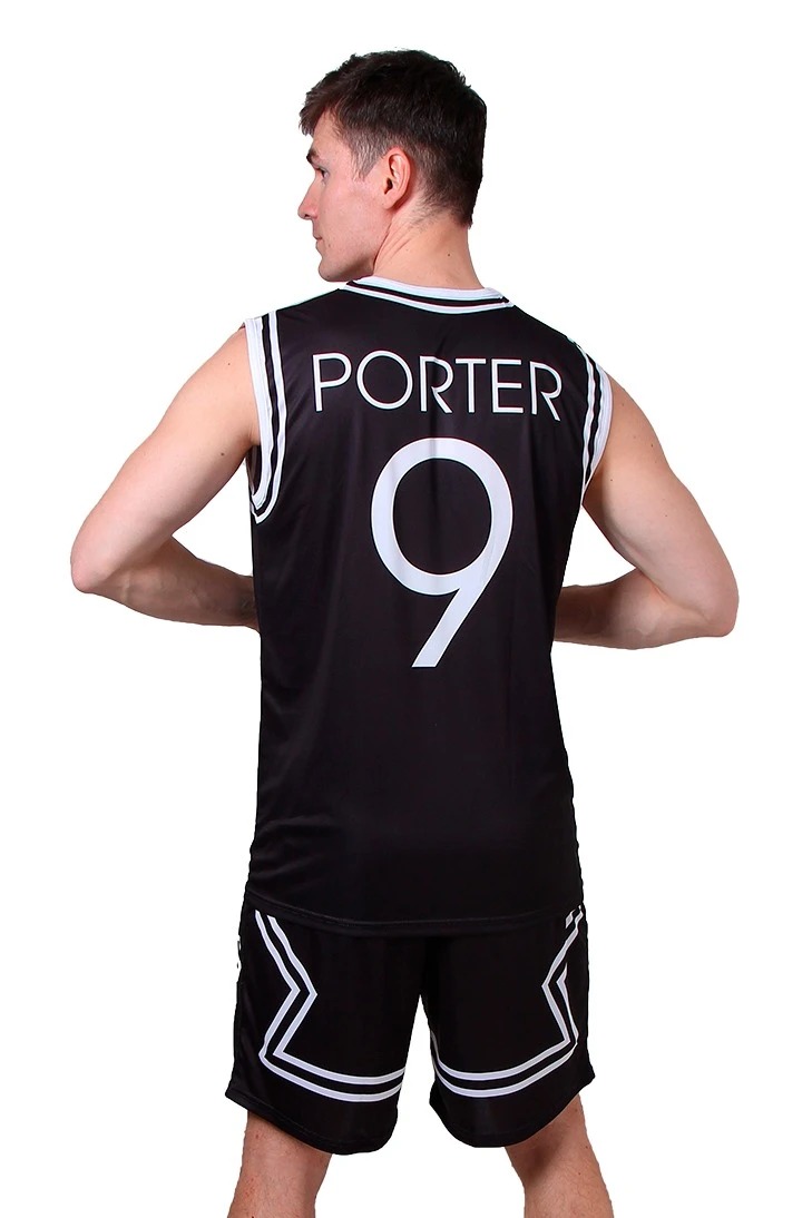 Баскетбольная форма Рассел мужская с полной запечаткой "PORTER"#2