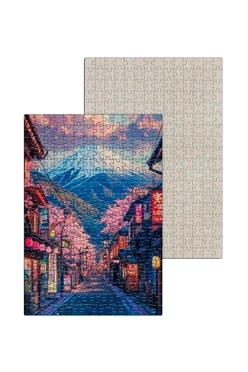 Купить пазл картонный А3 с принтом "View of the mountain" Купить пазл картонный А3 с принтом "View of the mountain"