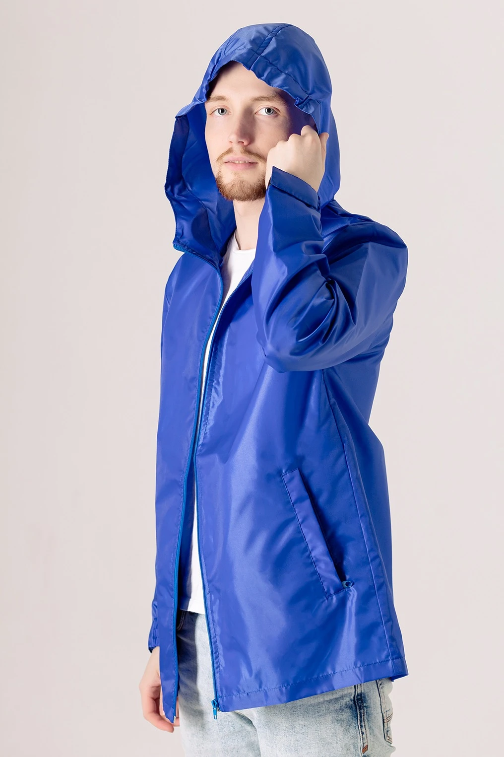 Купить ветровку Рэйн унисекс синюю
