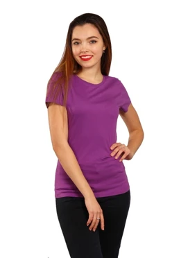 Купить футболку Премиум женскую фиолетовую