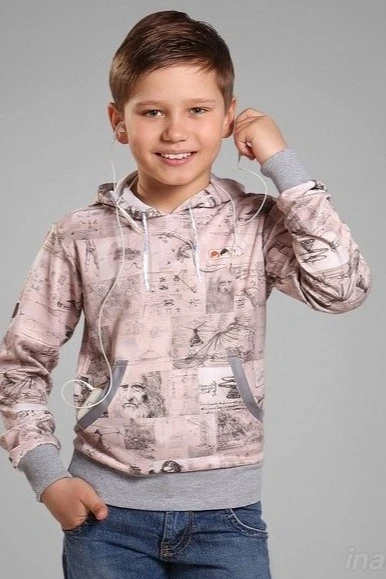 Худи Томми детский с карманами, с полной запечаткой#2