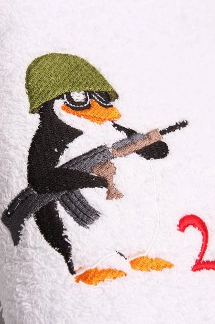 Полотенце махровое 70х140 см (Ituma), однотонное "23 February"#3