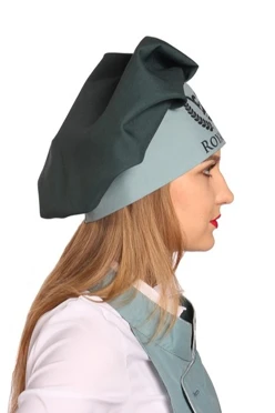 Колпак Ваниль поварской взрослый, с полной запечаткой "Royal Hall"#1