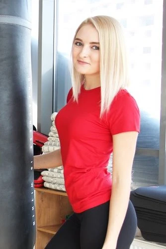 Футболка Премиум женская (Modern) однотонная красная (хлопок)#6