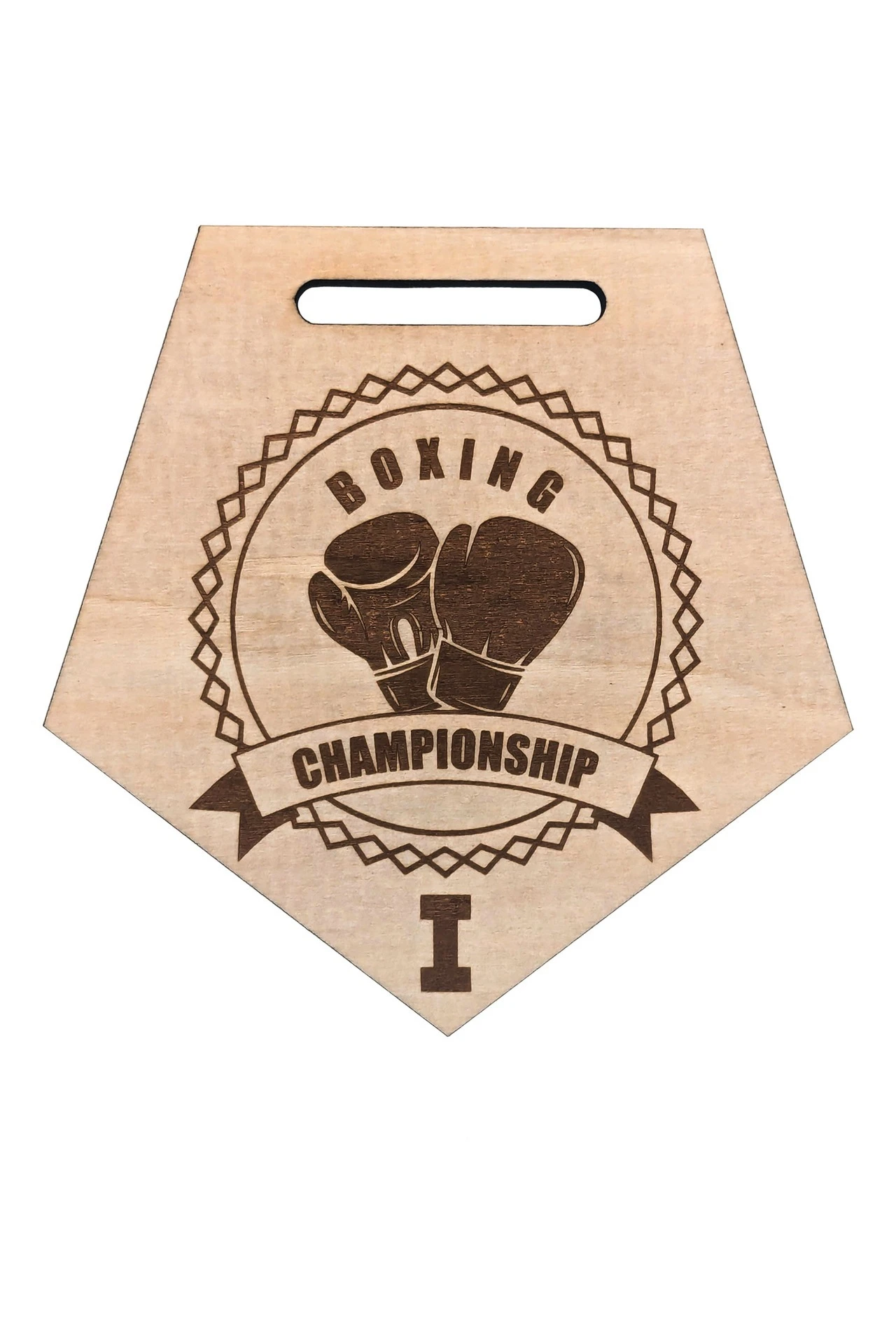 Купить медаль из фанеры МФ8005 с гравировкой